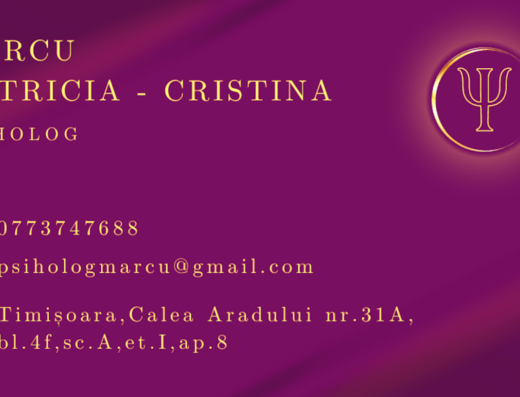 My Psychologist – Cabinet Individual de Psihologie Marcu Patricia – Cristina